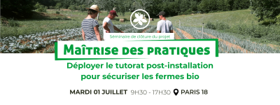 INSCRIPTIONS - Projet "Maîtrise des pratiques" - Séminaire final