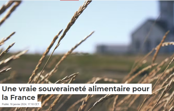 Une vraie souveraineté alimentaire pour la France : les sérieux atouts de l’agriculture biologique